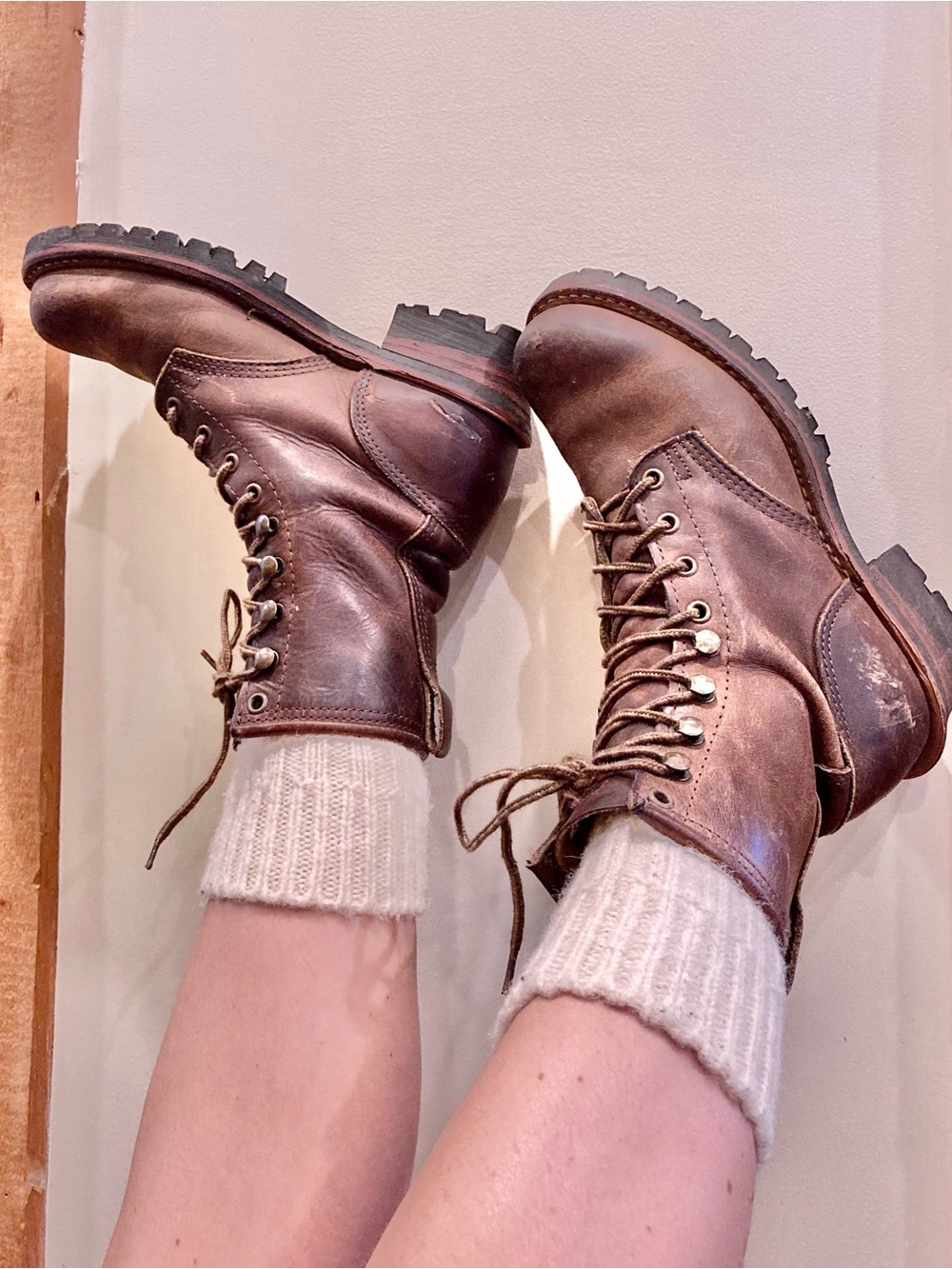 Frye Women's Logger Boots 8